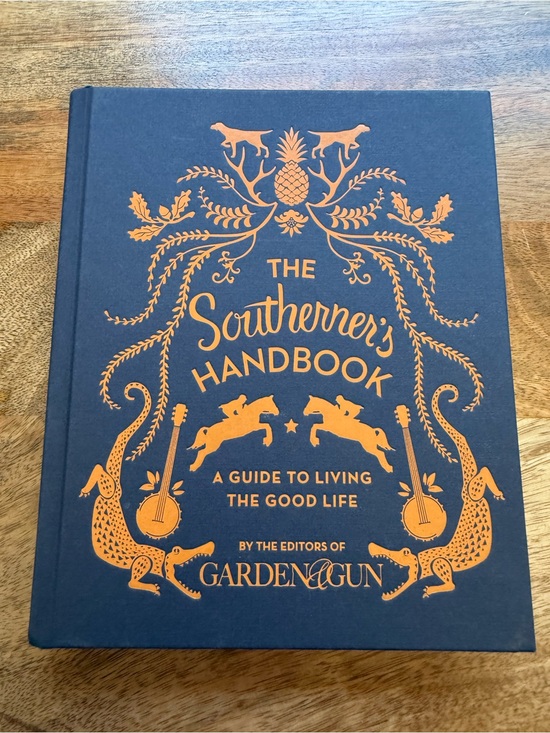 Other - The Southerner's Handbook - Navy Blue & Orange Decorative Hardcover